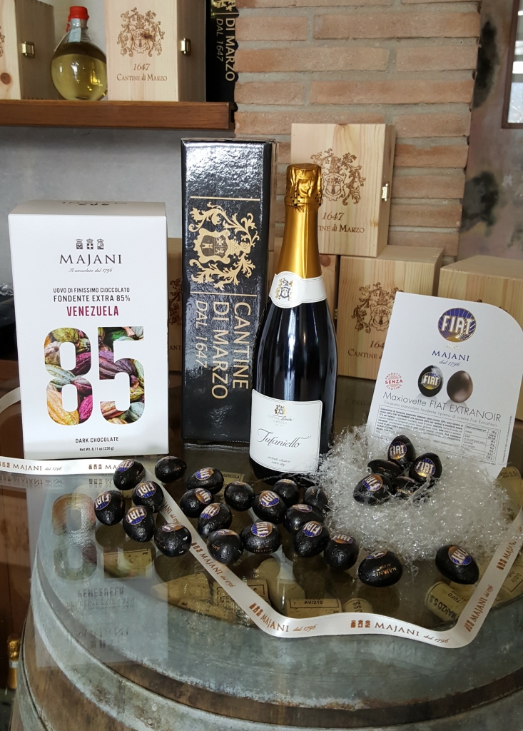 spumante Tufaniello e cioccolato