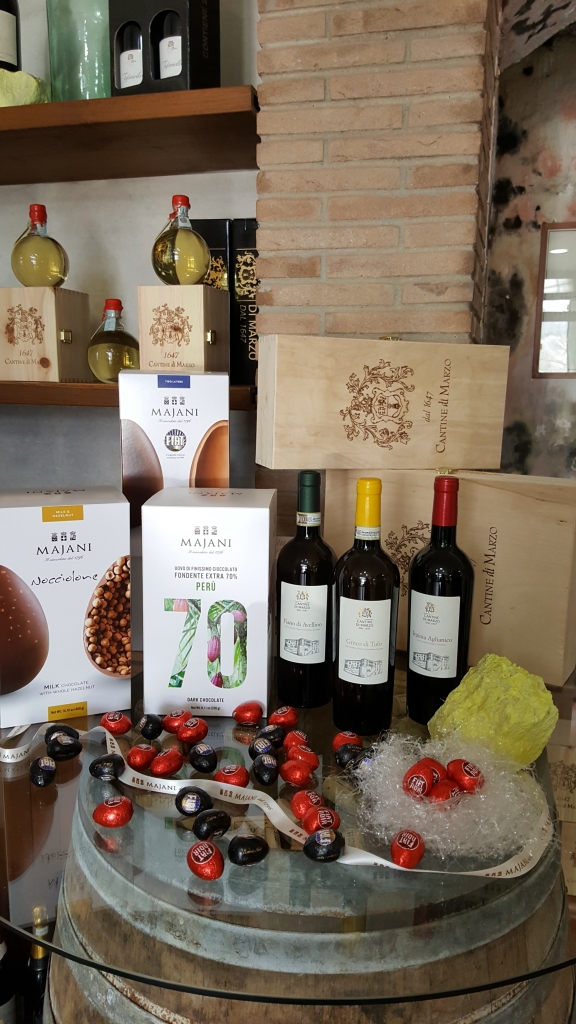 vini di Marzo e cioccolato