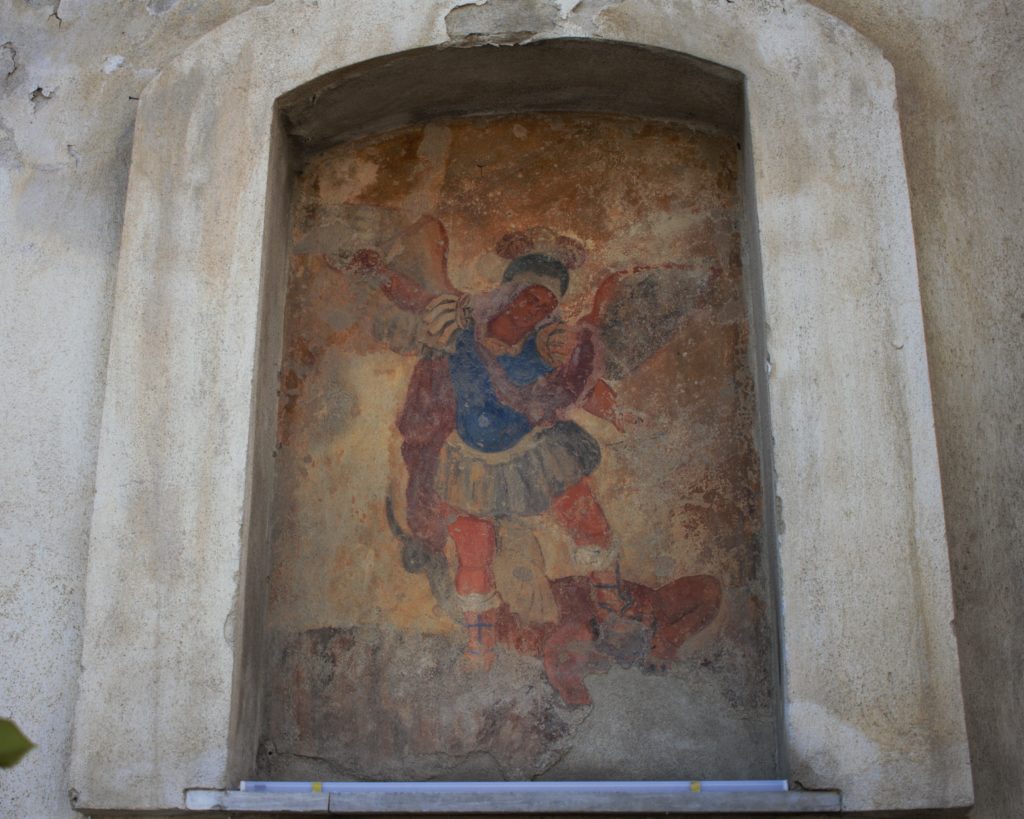 affresco di San Michele Arcangelo, Patrono di Tufo